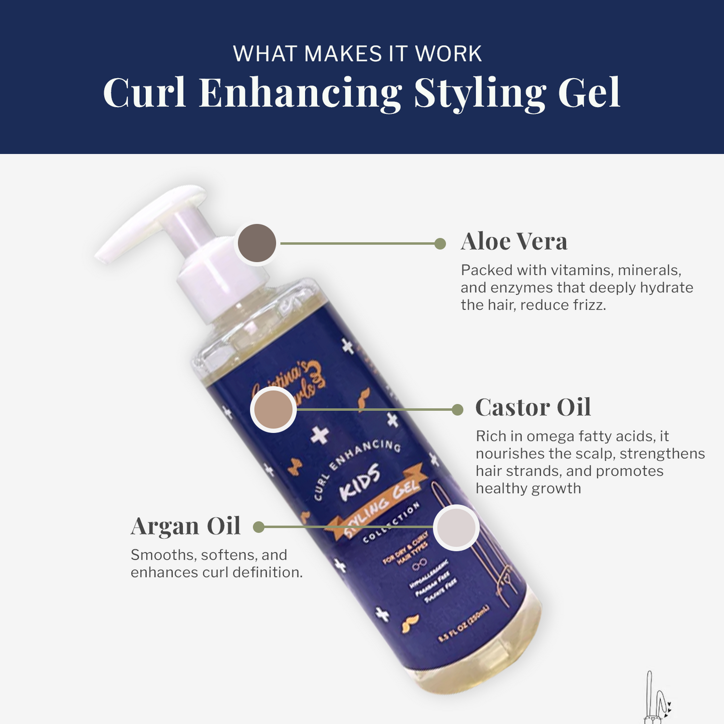 Comb & Curl Enhancing Styling Gel Set