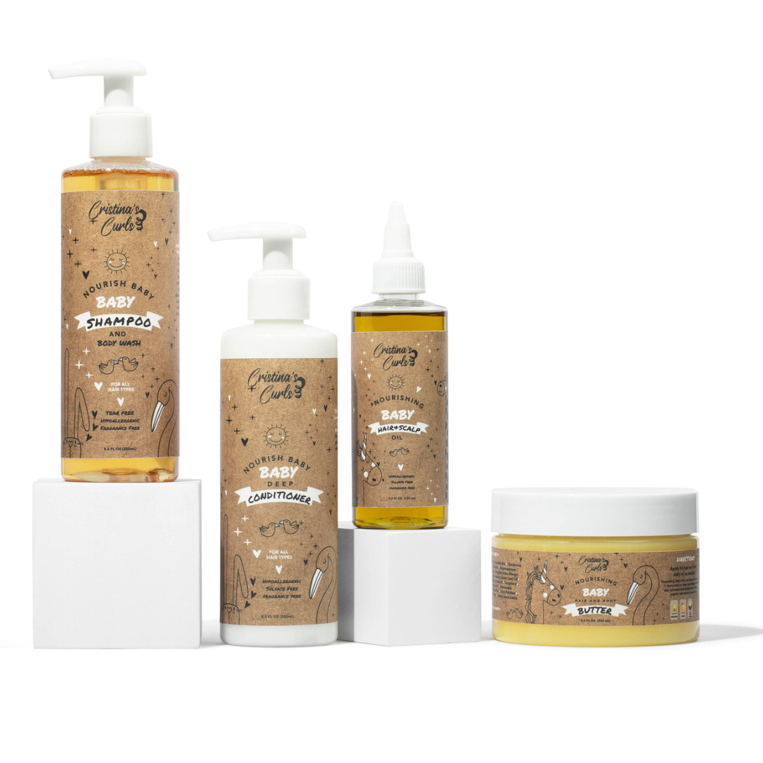 Nourishing Baby Hair and Body Bundle