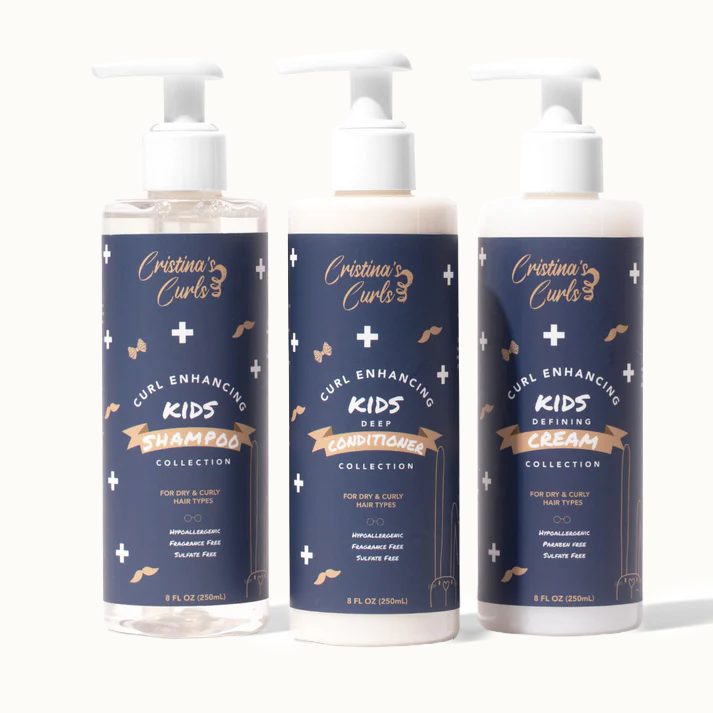 Curl Enhancing Starter Set | Shampoo, Deep Conditioner & Cream