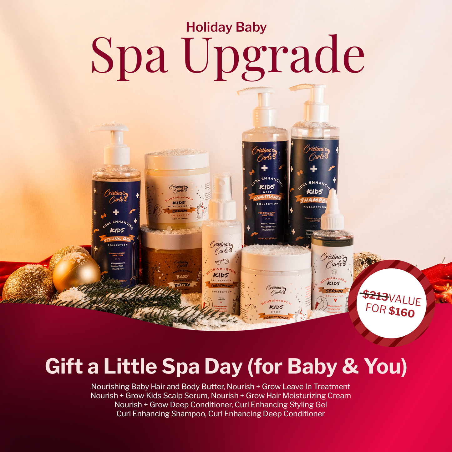 Holiday Baby Spa Upgrade