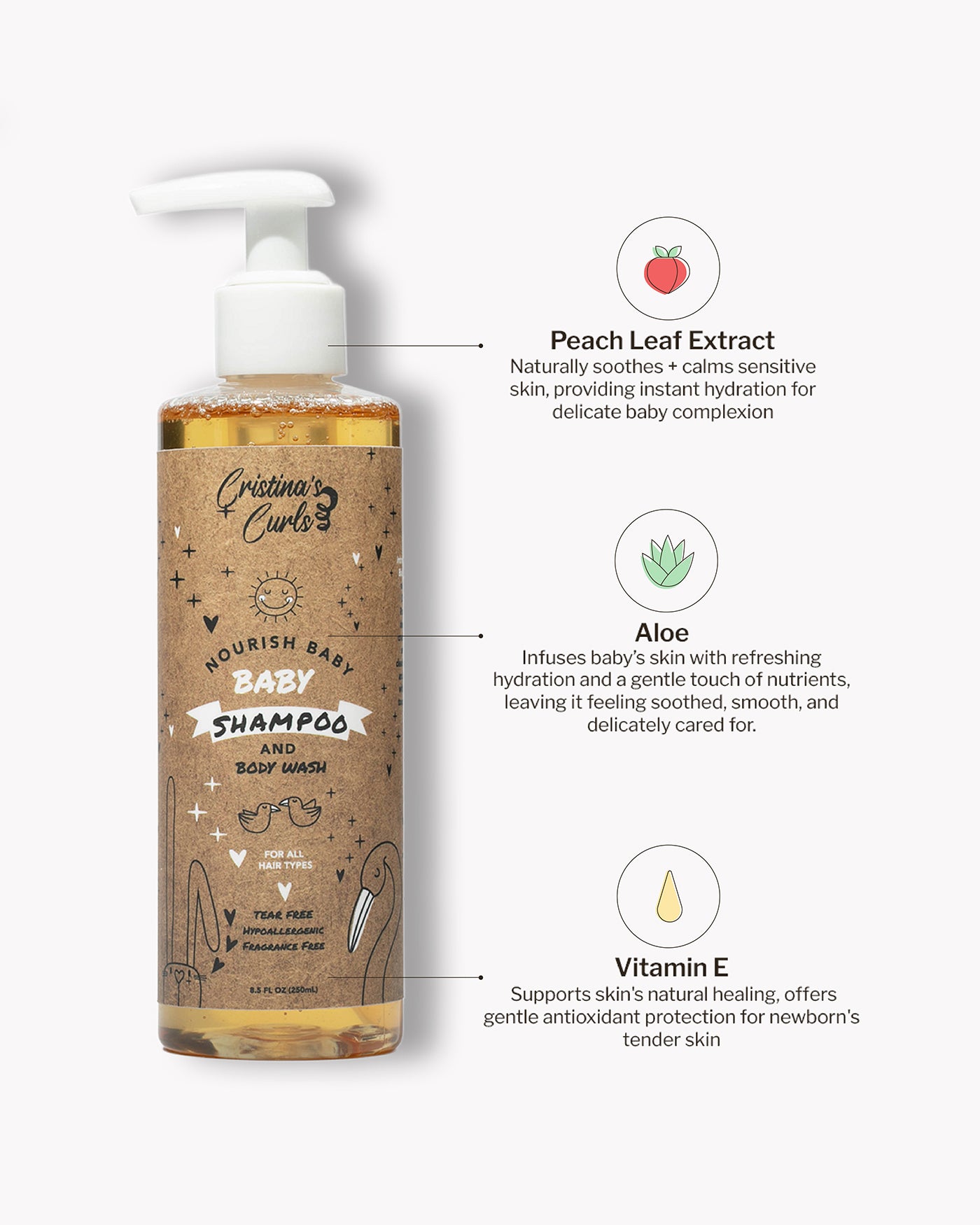 Nourishing Baby Shampoo and Body Wash
