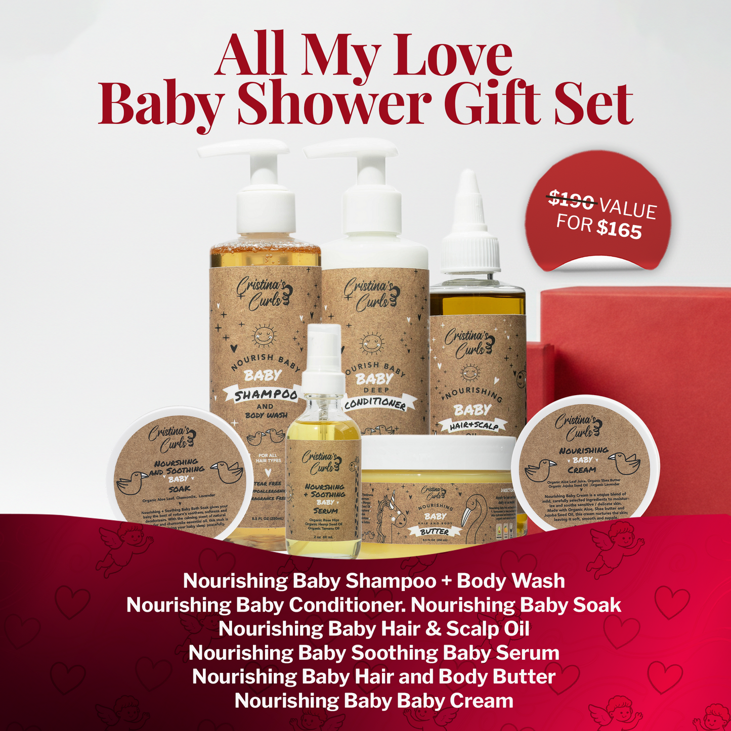 All My Love Baby Shower Gift Set