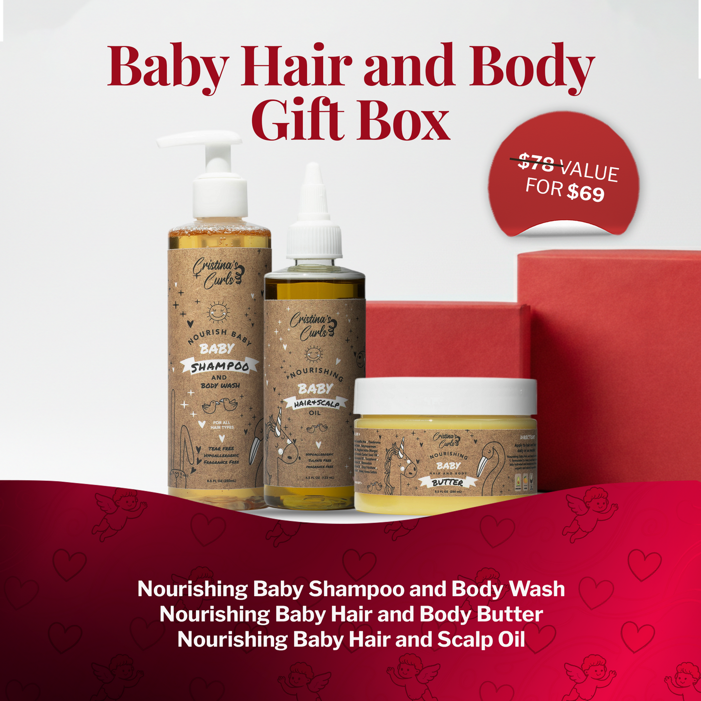 Baby Hair and Body Gift Box