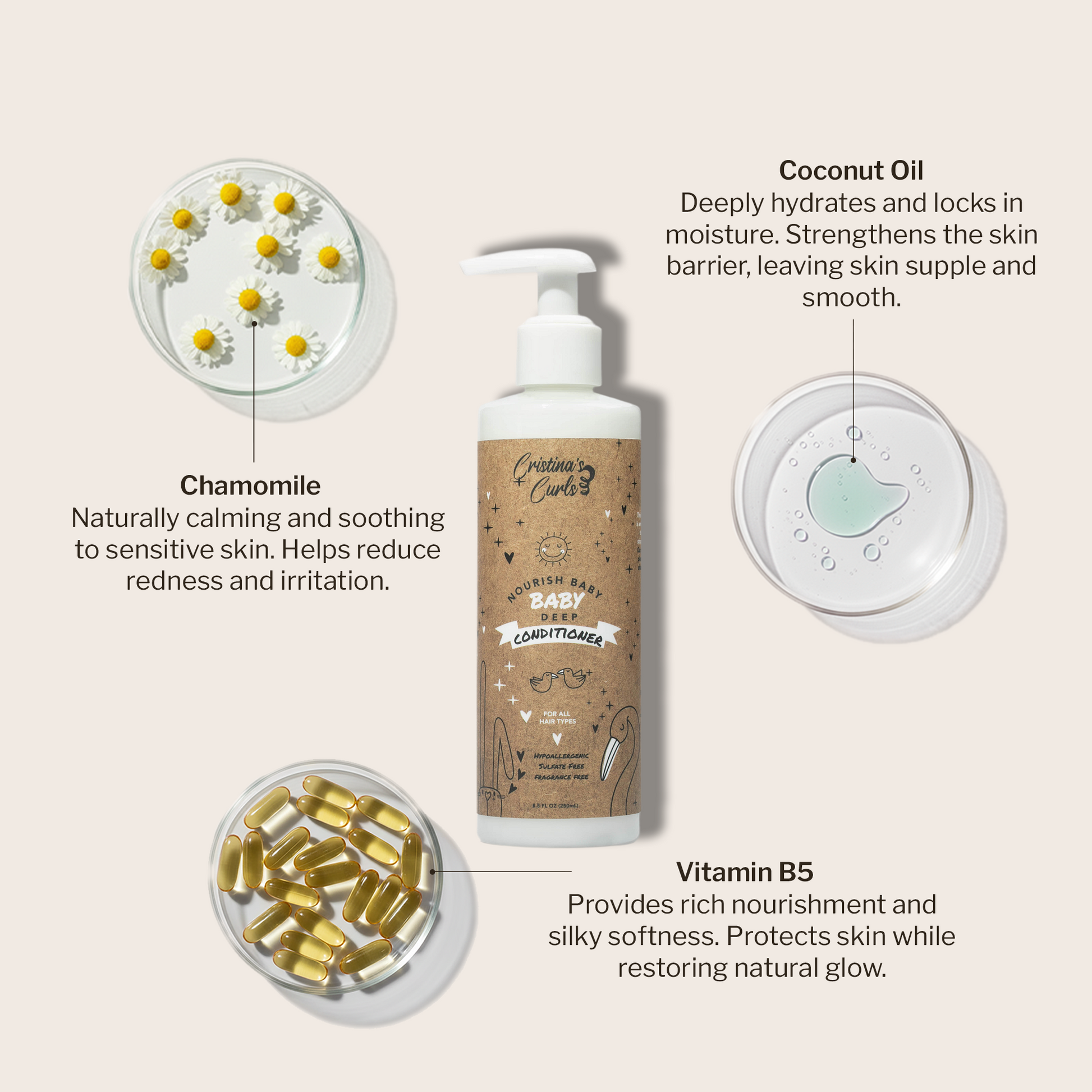 ATTITUDE Amplifying Shampoo For Curly Hair With Coconut Oil, EWG