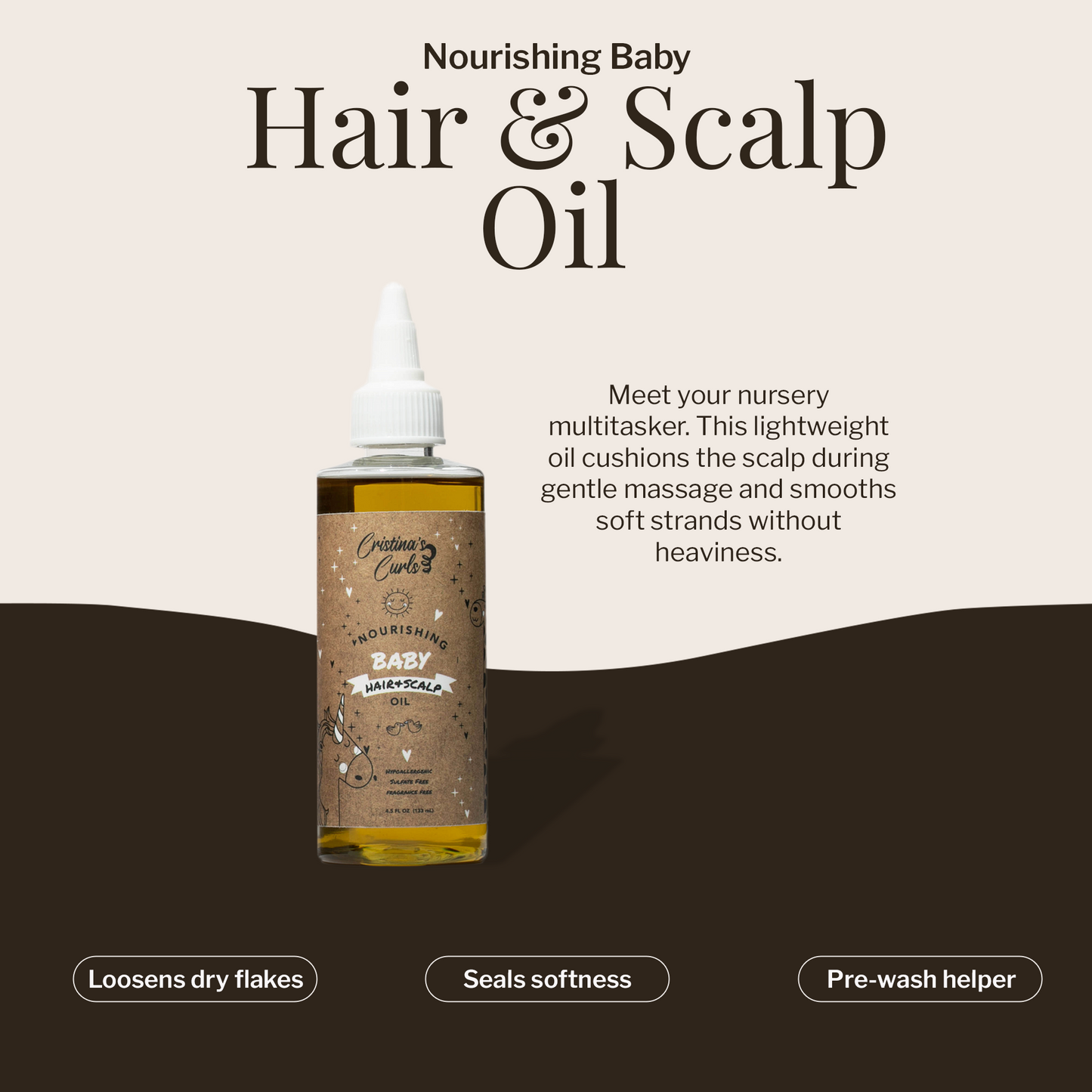 Nourishing Baby Hair and Scalp Oil