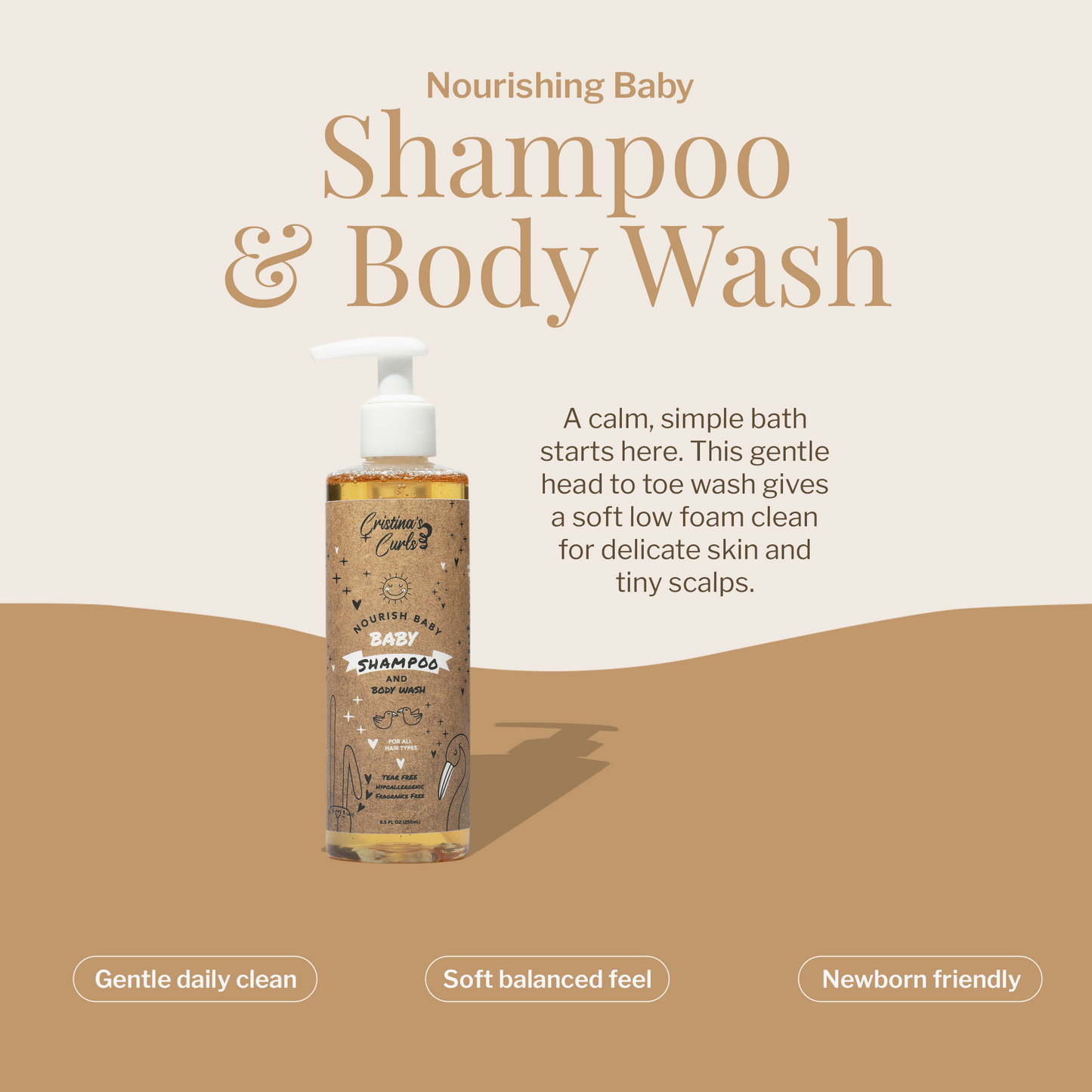 Nourishing Baby Shampoo and Body Wash