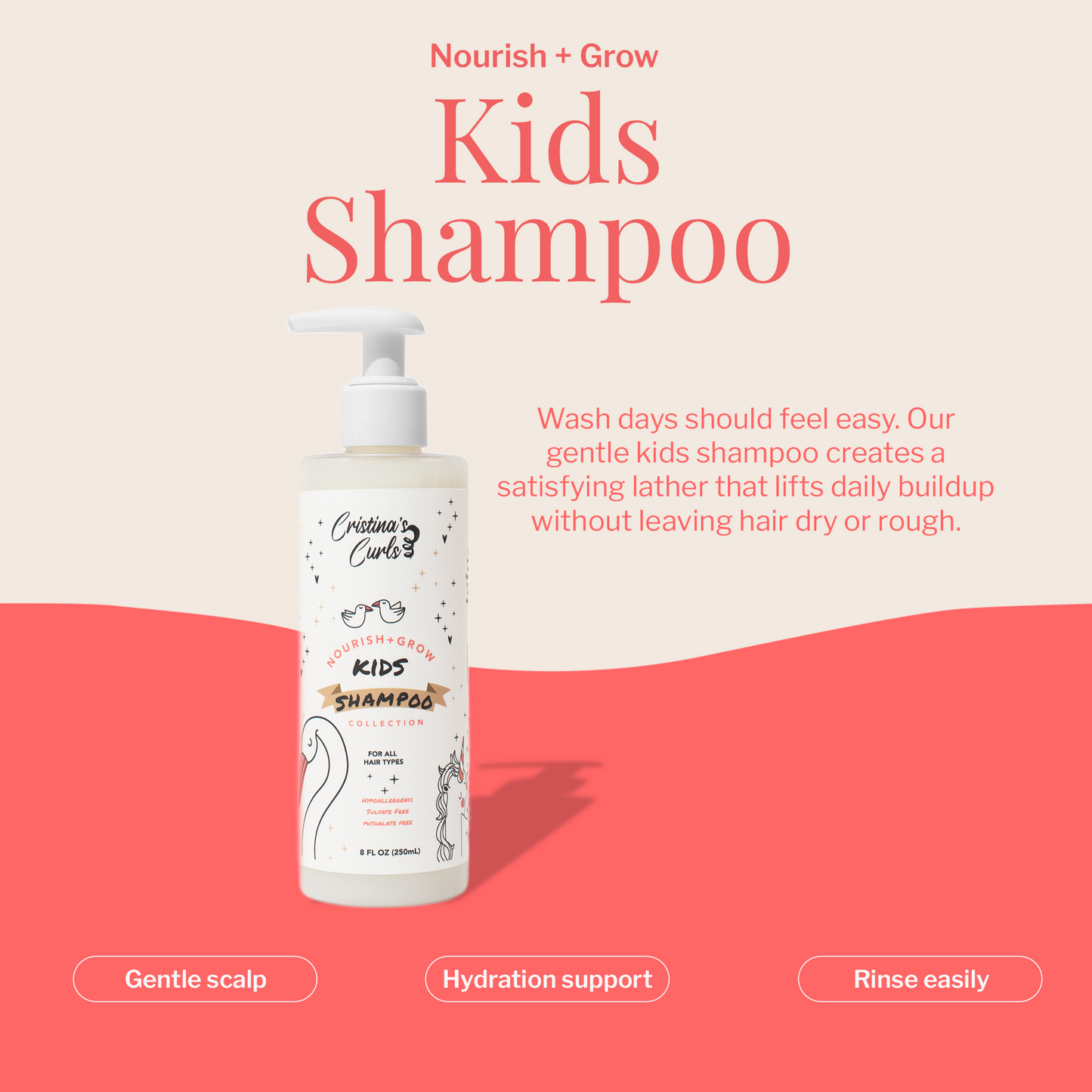 Nourish + Grow Kids Shampoo