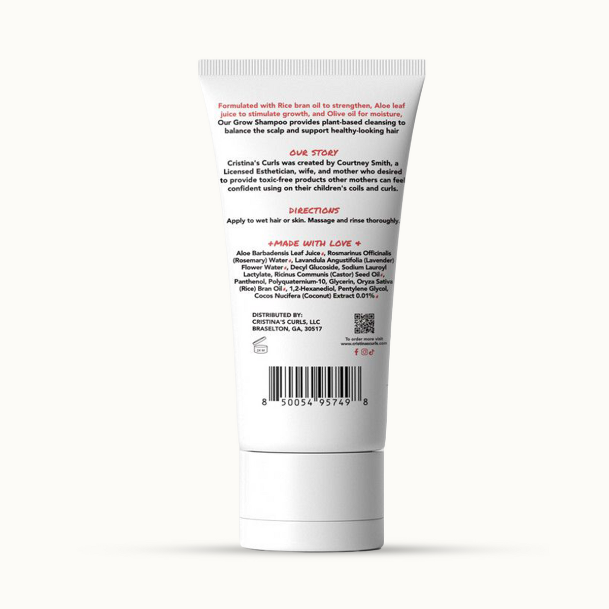 Nourish + Grow Kids Shampoo – Travel Size (2 oz)