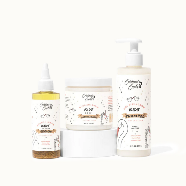 Nourish + Grow Starter Set | Shampoo, Conditioner & Scalp Serum