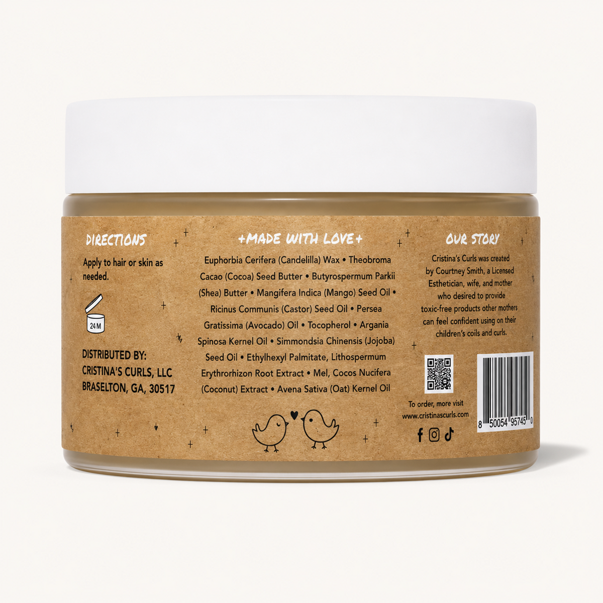 Nourishing Baby Hair and Body Butter – Travel Size (2 oz)