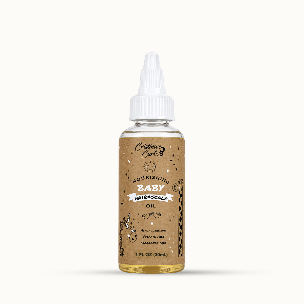 Nourishing Baby Hair and Scalp Oil – Travel Size (1 oz)