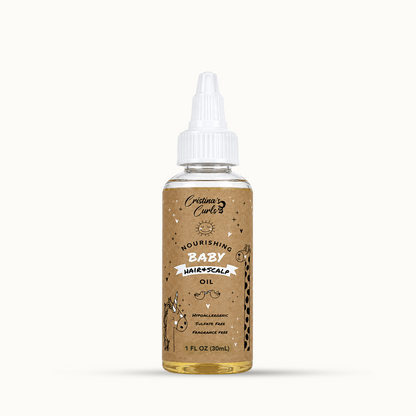 Nourishing Baby Hair and Scalp Oil – Travel Size (1 oz)