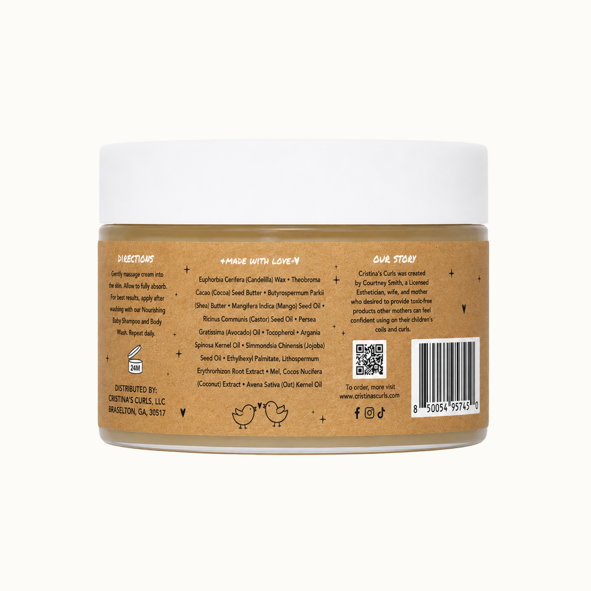 Nourishing Baby Moisturizing Cream – Travel Size (2 oz)