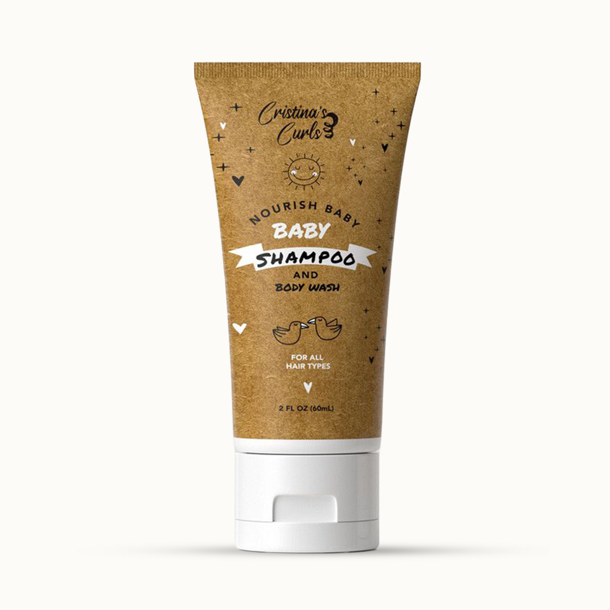 Nourishing Baby Shampoo and Body Wash – Travel Size (2 oz)