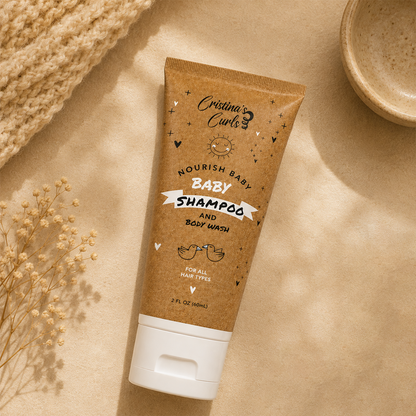 Nourishing Baby Shampoo and Body Wash – Travel Size (2 oz)