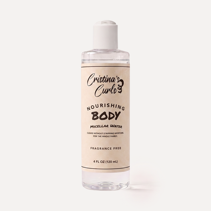 Nourishing Body Micellar Water, 4 oz travel size
