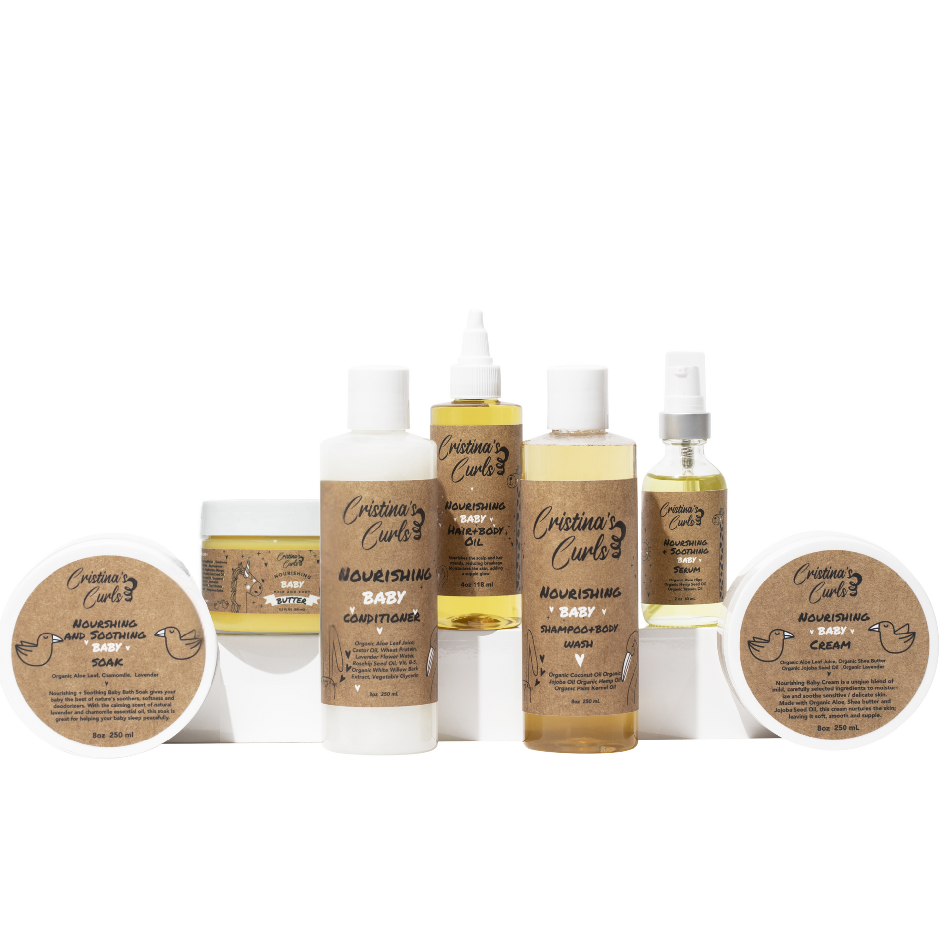 Nourishing Baby Shower Gift Set | Natural Baby Bath Gift Set