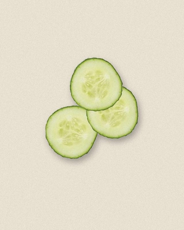 Cucumber slices
