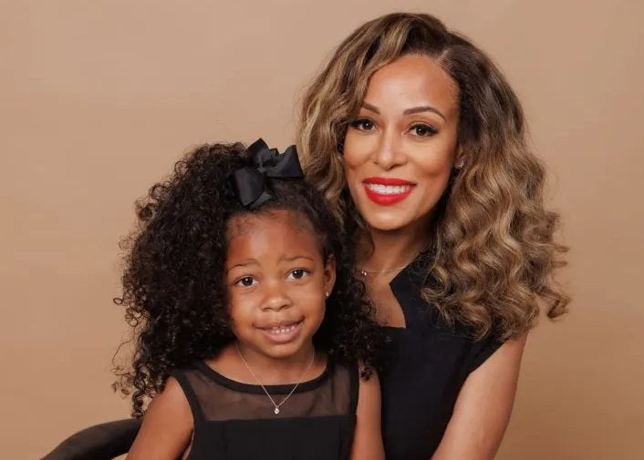 Courtney Smith with her daughter Cristina