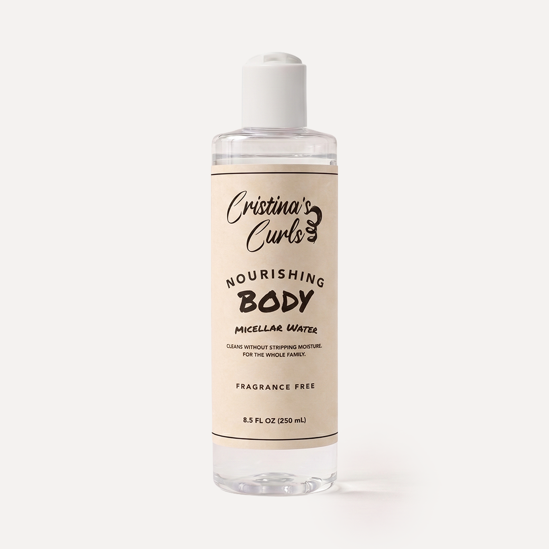 Cristina's Curls Nourishing Body Micellar Water, 8.5 oz bottle