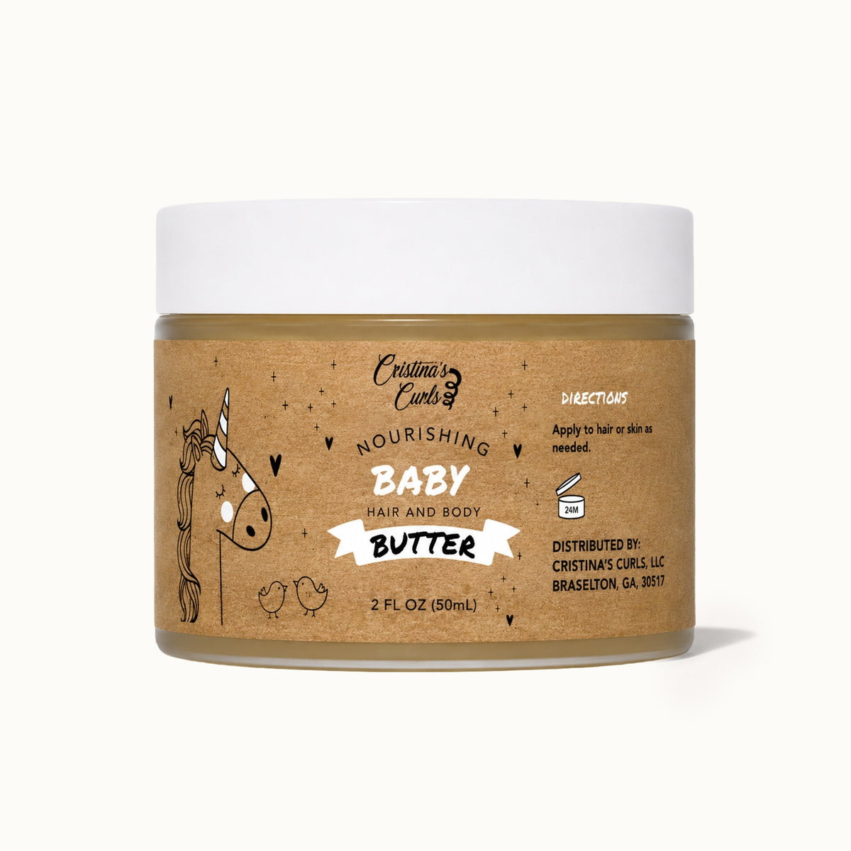 Nourishing Baby Hair and Body Butter – Travel Size (2 oz)
