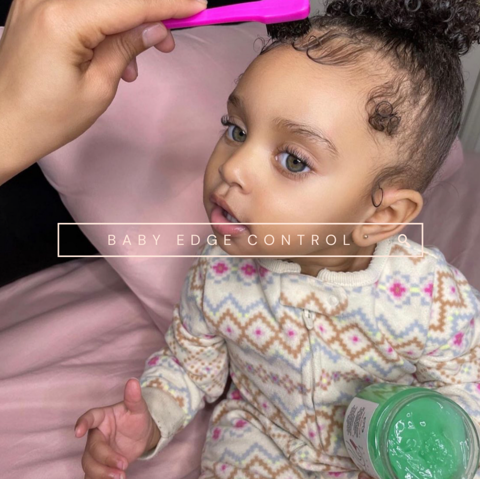 GranNaturals Edges Brush and Comb for Edge Control - Sturdy Bamboo Handle -  Styling & Gentle Care Tools - Edge Fixer for Baby Hairs - Compact Curling